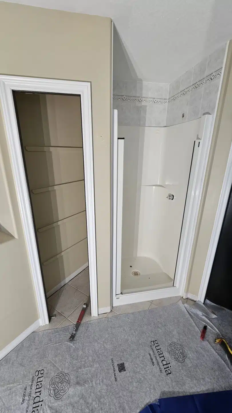 Bathroom Renovations Edmonton 8 Dated bathroom before renovation by VK Renovations