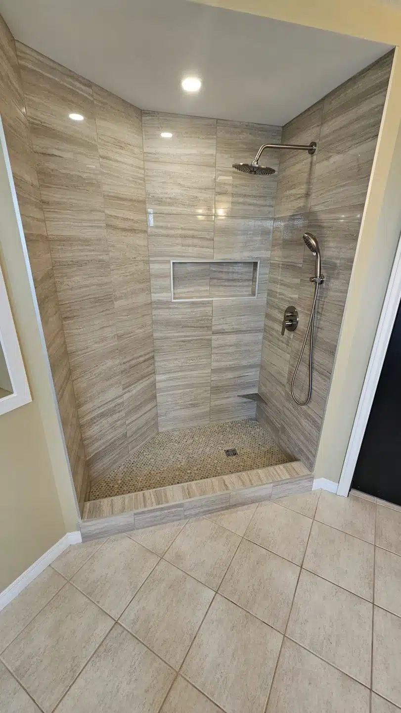 Bathroom Renovations Edmonton 9 Modern updated bathroom after renovation by VK Renovations