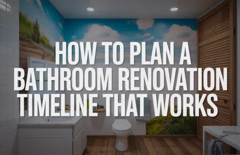 How to Plan a Bathroom Renovation Timeline That Works