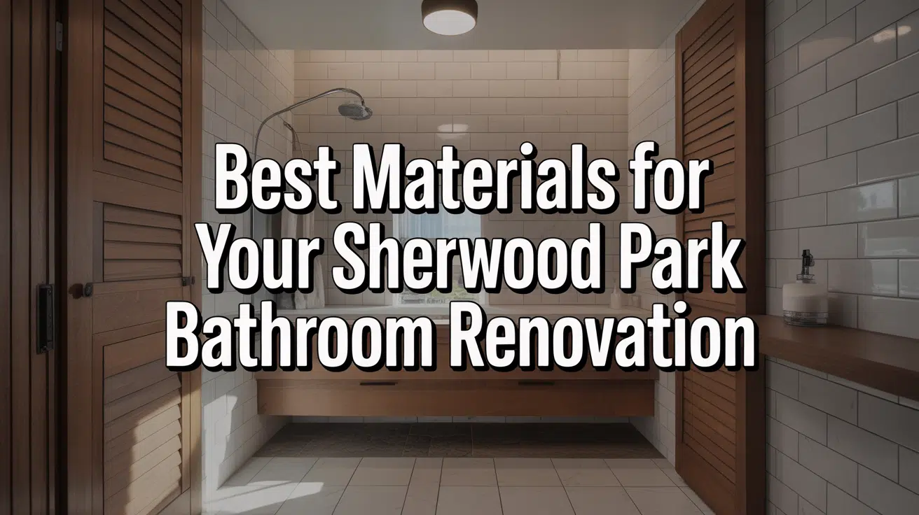 Best Materials for Your Sherwood Park Bathroom Renovation
